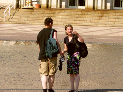 Marlens motto for today- follow the umbrella