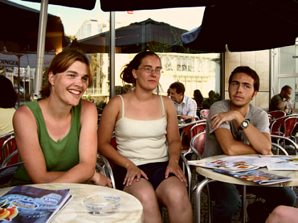 B&auml;rbel, Carine and Fabio