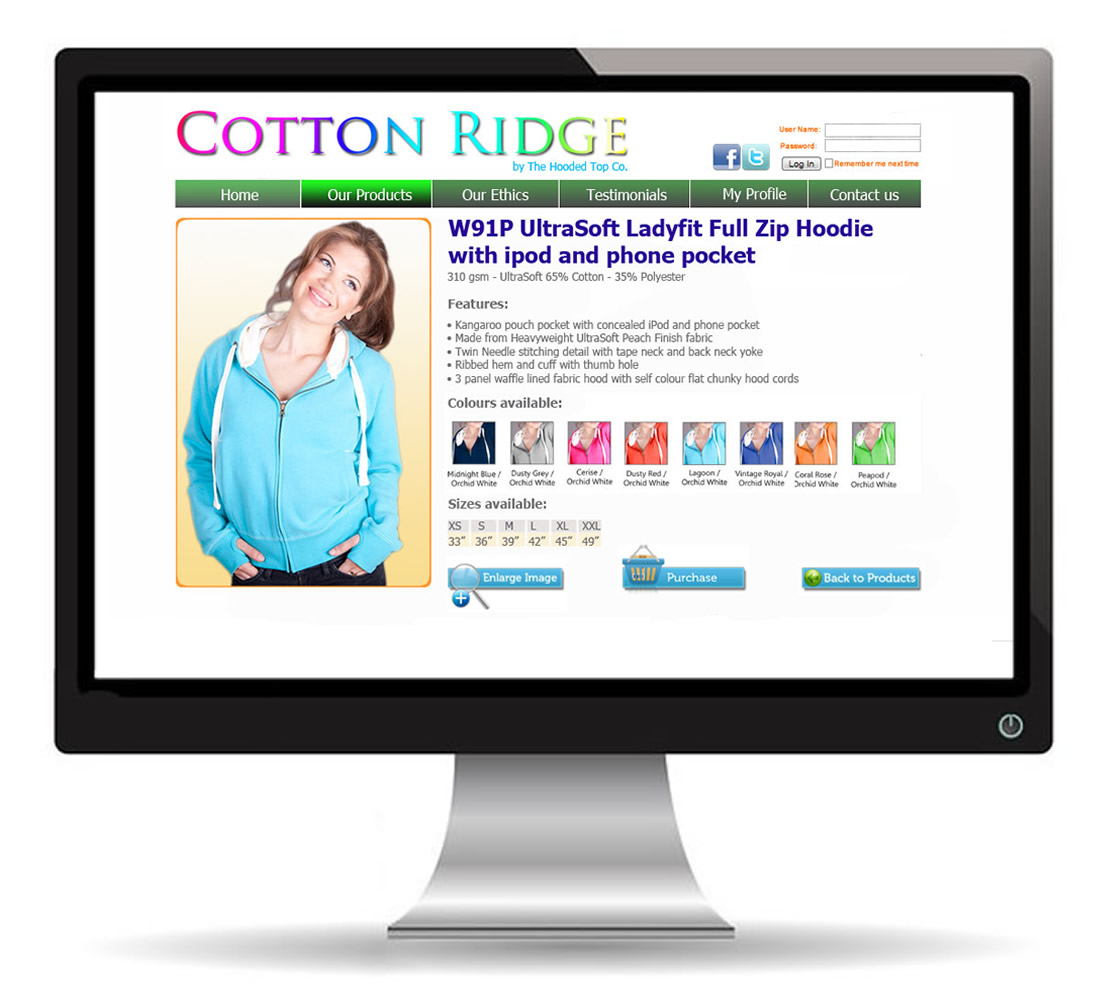 cotton ridge new product page