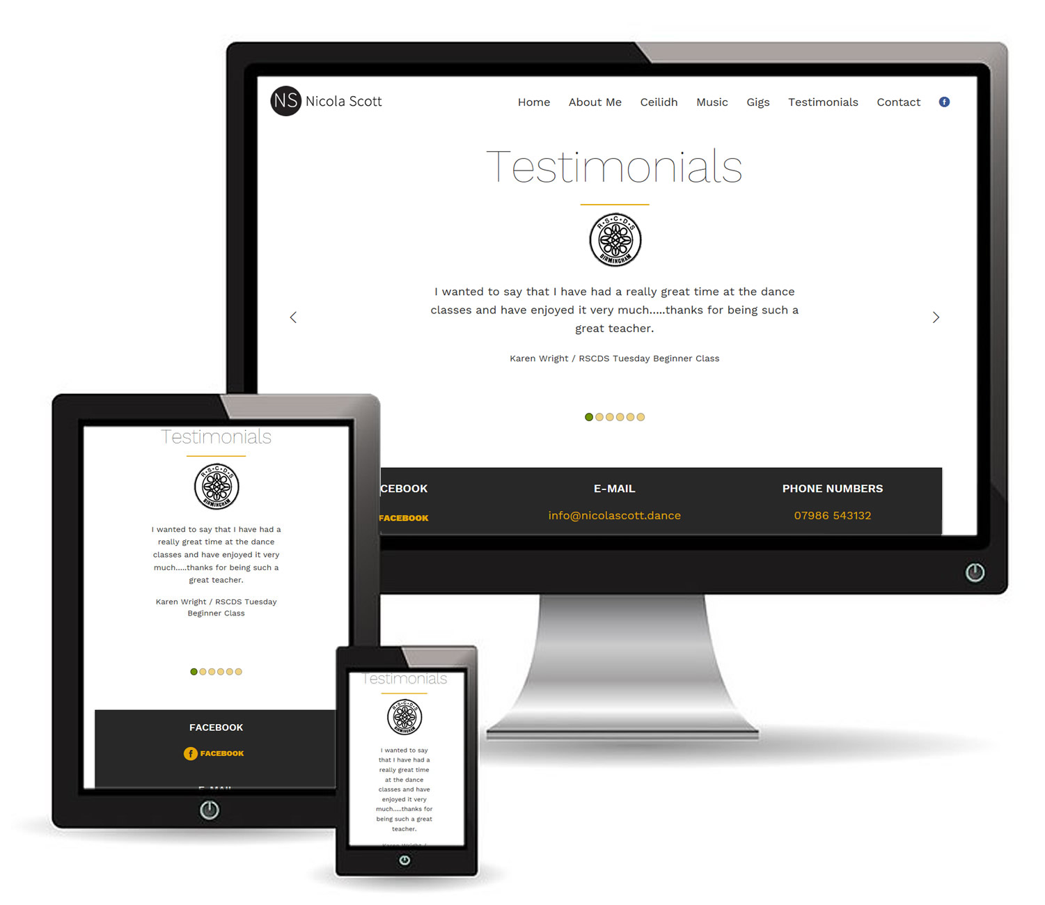 Nic testimonials page