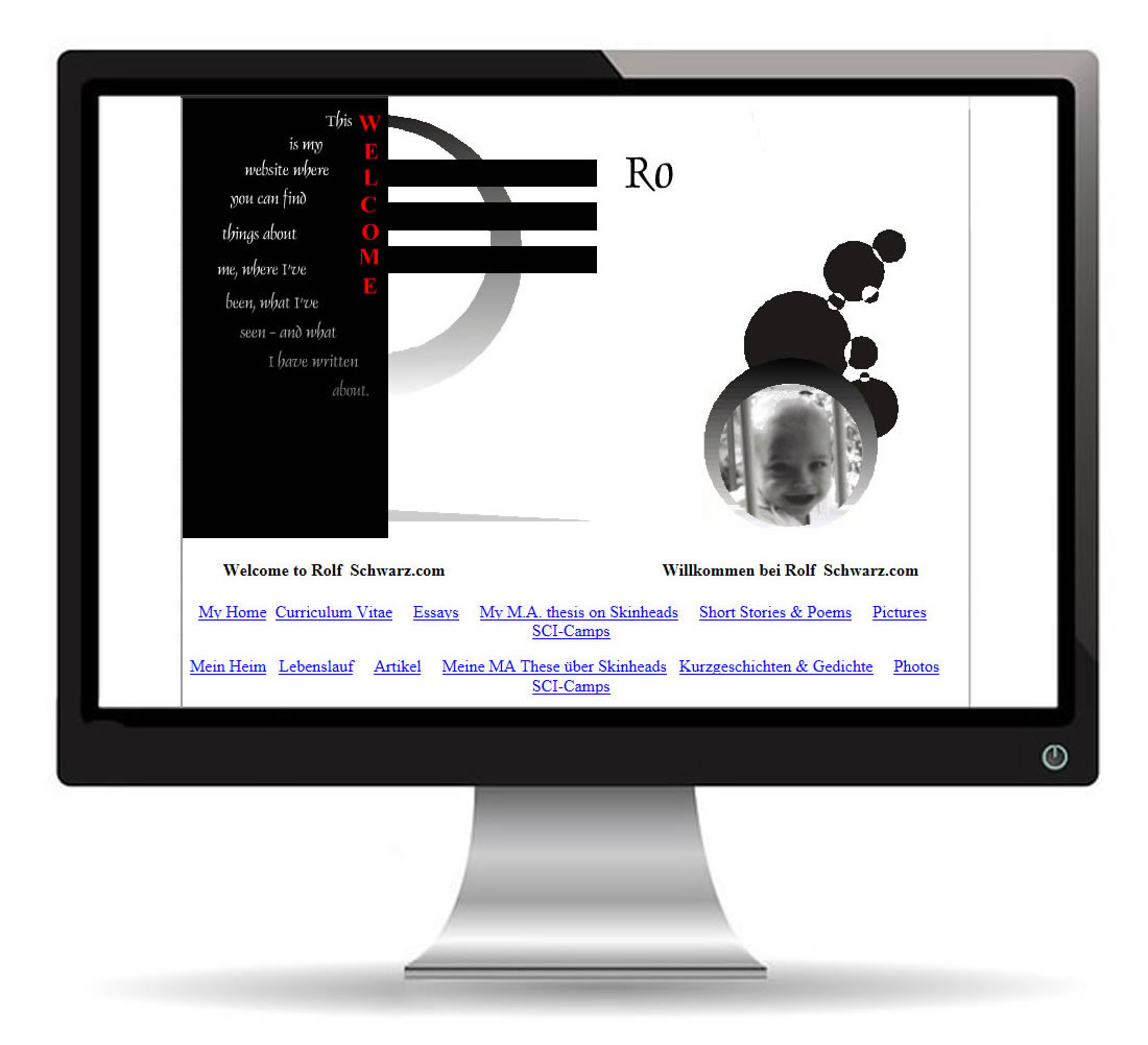 Rolf Schwarz website 2003 home page
